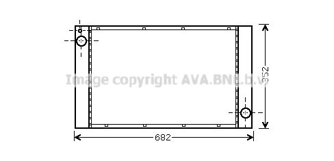 AVA QUALITY COOLING Radiaator,mootorijahutus BW2333